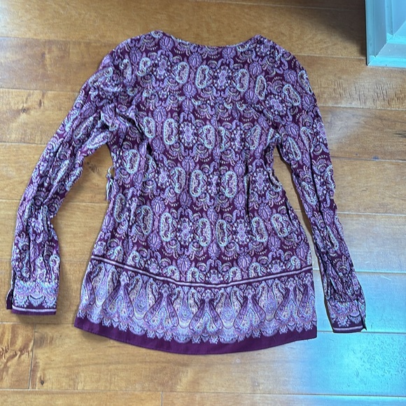 Beautiful paisley Max Studio tunic size Large - Picture 4 of 4